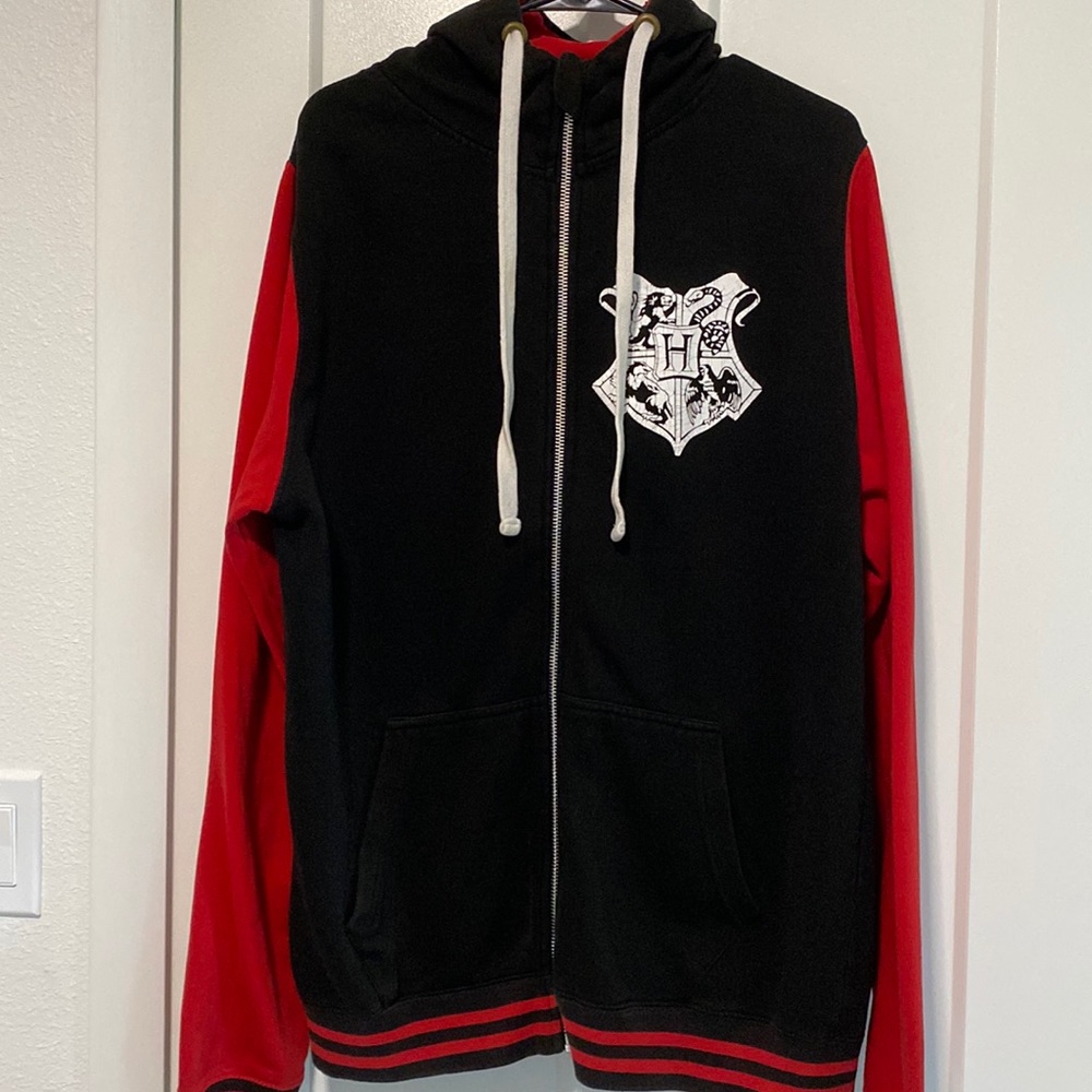 Vintage Harry Potter Fill zip Hoodie |Size XL